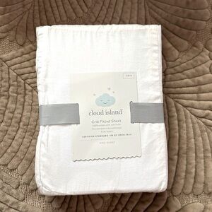 Cloud Island Crib Fitted Sheet